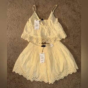 Zara yellow Set